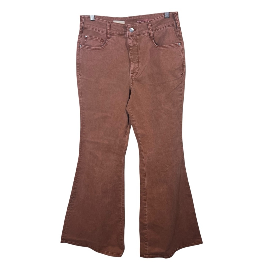 Pilcro Mid-Rise Flare Pants Size 30 - Picture 2 of 6